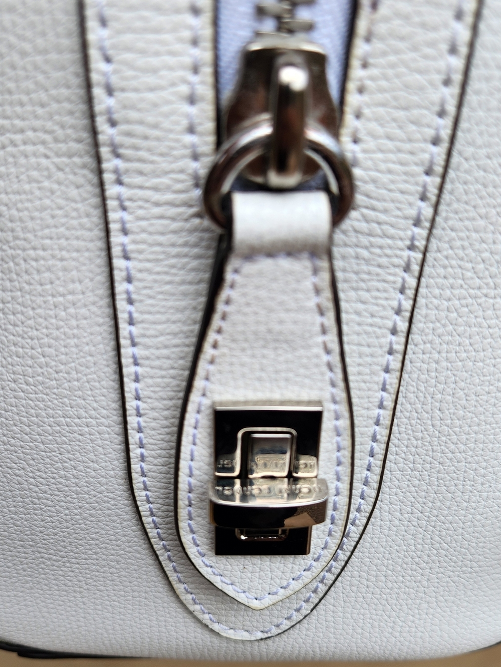 Rare Henri Bendel White Floral Appliqué Satchel - Limited Edition - Picture 7 of 13